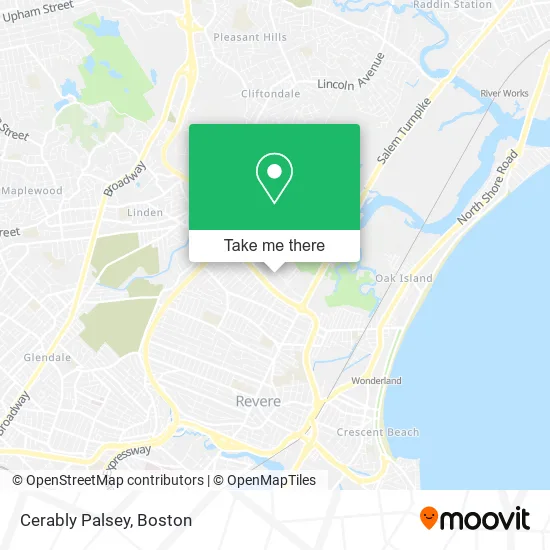 Cerably Palsey map