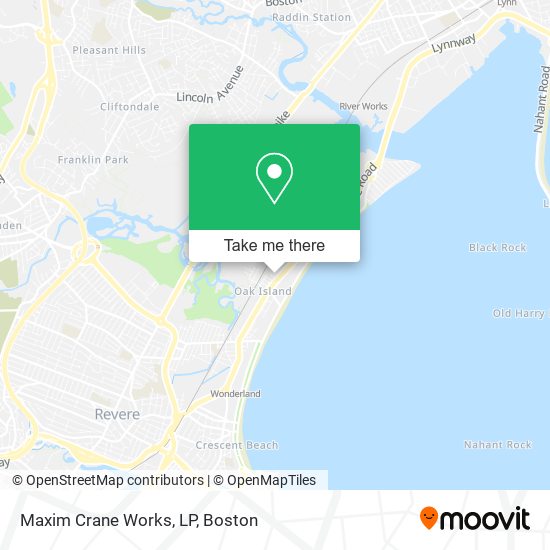 Mapa de Maxim Crane Works, LP