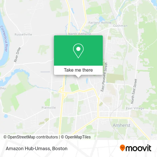 Amazon Hub-Umass map