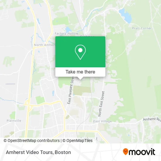 Amherst Video Tours map