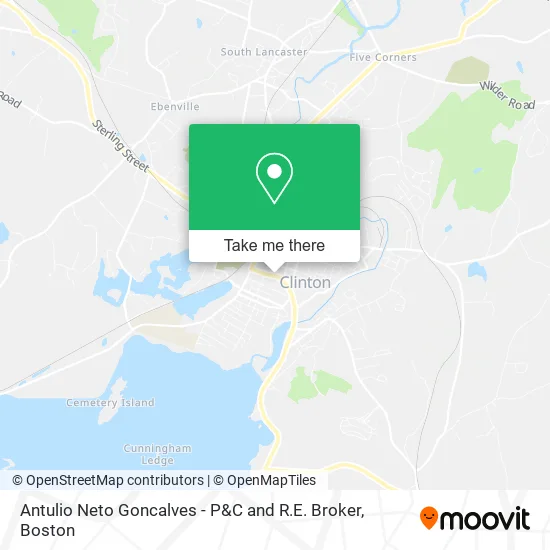 Antulio Neto Goncalves - P&C and R.E. Broker map
