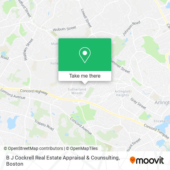 Mapa de B J Cockrell Real Estate Appraisal & Counsulting