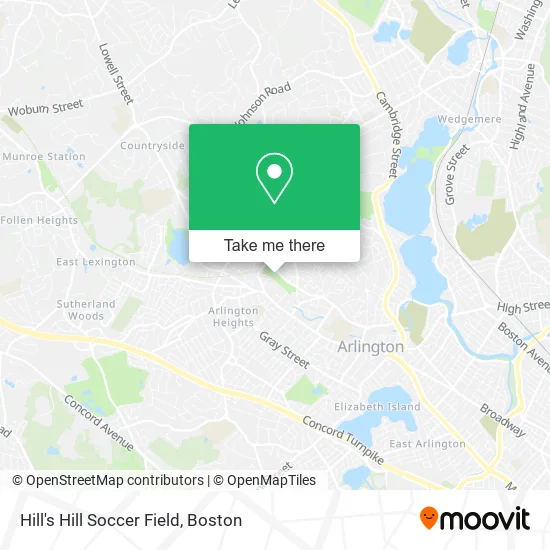 Hill's Hill Soccer Field map