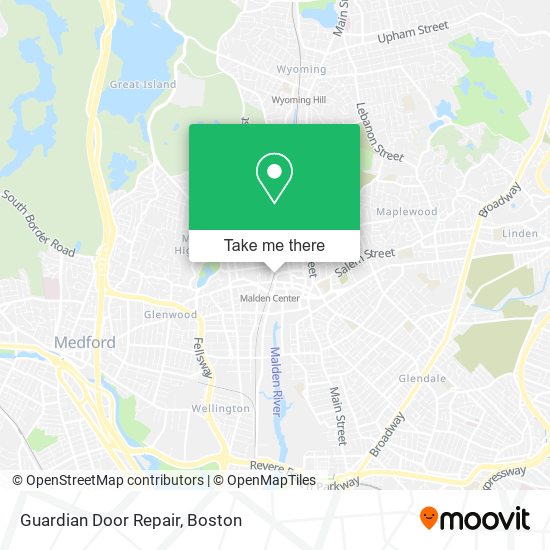 Mapa de Guardian Door Repair
