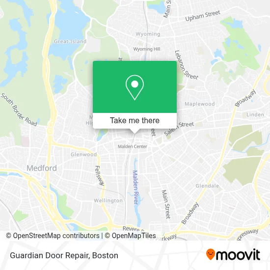 Guardian Door Repair map
