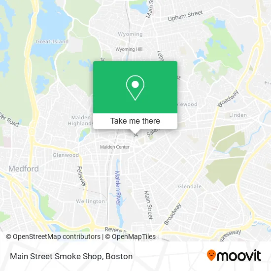 Main Street Smoke Shop map