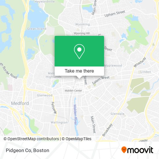 Mapa de Pidgeon Co