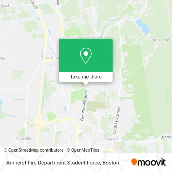 Amherst Fire Department Student Force map