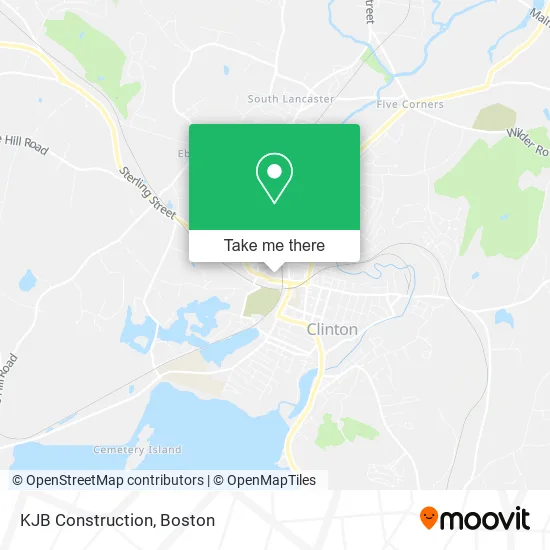 KJB Construction map