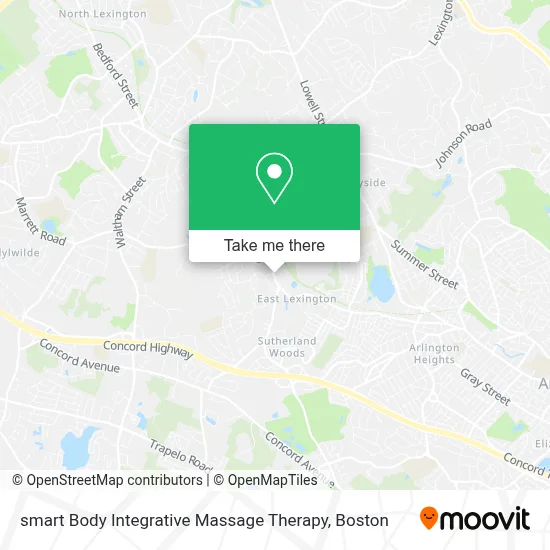 smart Body Integrative Massage Therapy map