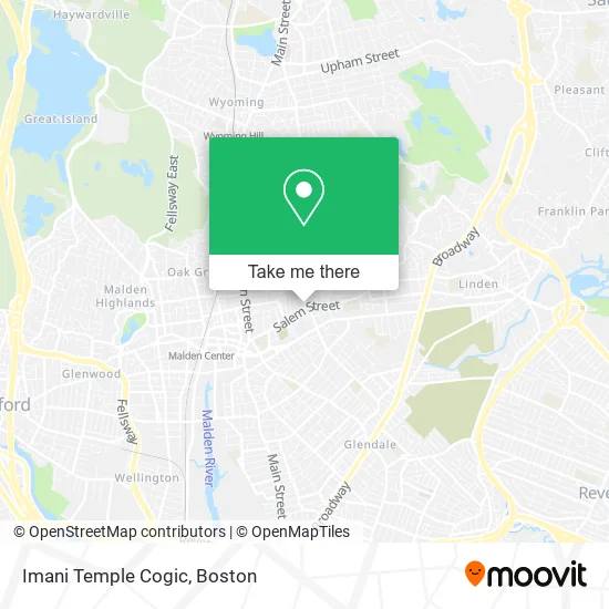 Imani Temple Cogic map