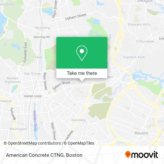 Mapa de American Concrete CTNG
