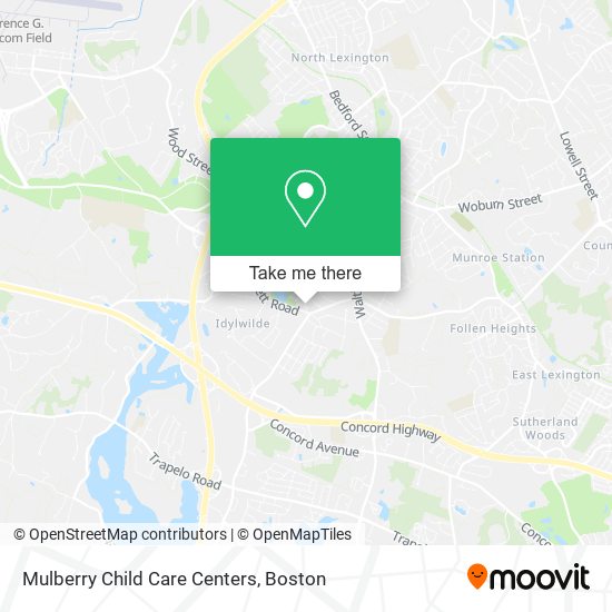 Mulberry Child Care Centers map