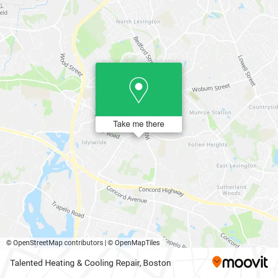 Mapa de Talented Heating & Cooling Repair