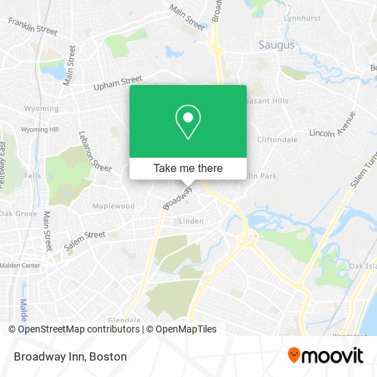 Mapa de Broadway Inn