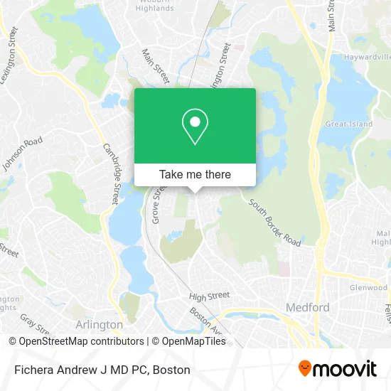 Fichera Andrew J MD PC map