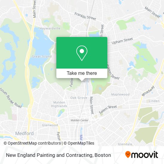 Mapa de New England Painting and Contracting