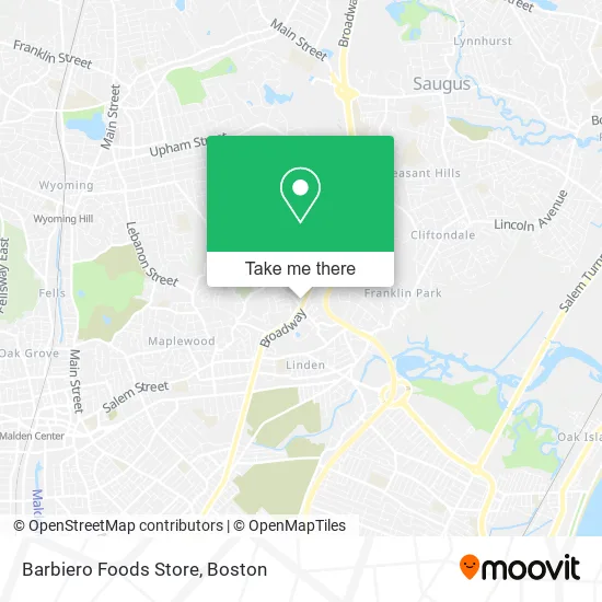 Barbiero Foods Store map
