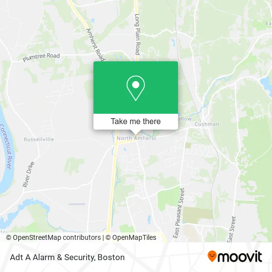 Mapa de Adt A Alarm & Security
