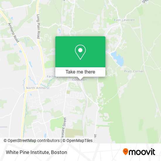 White Pine Institute map