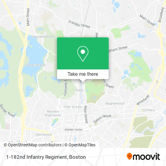 1-182nd Infantry Regiment map