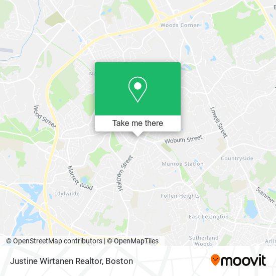 Justine Wirtanen Realtor map