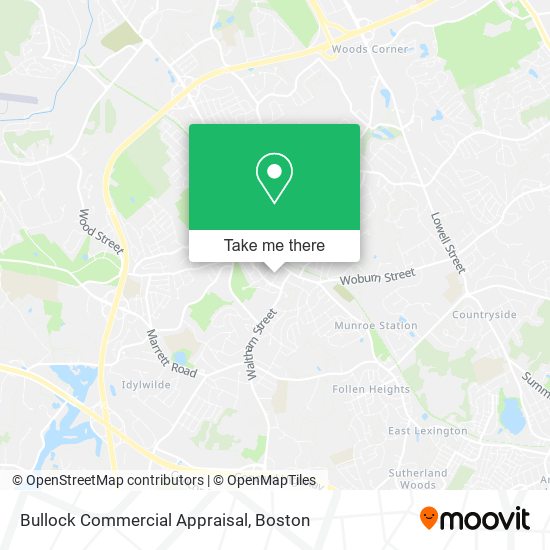 Mapa de Bullock Commercial Appraisal