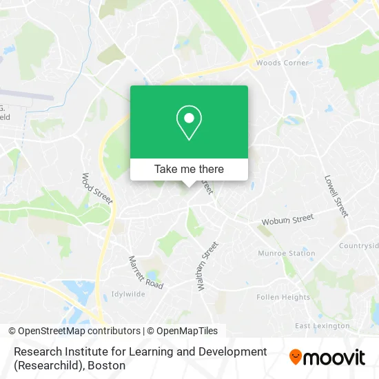 Research Institute for Learning and Development (Researchild) map