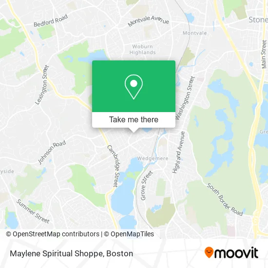 Maylene Spiritual Shoppe map