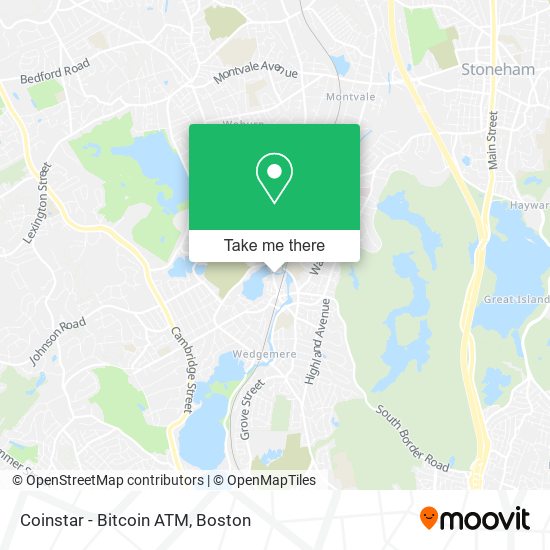 Mapa de Coinstar - Bitcoin ATM