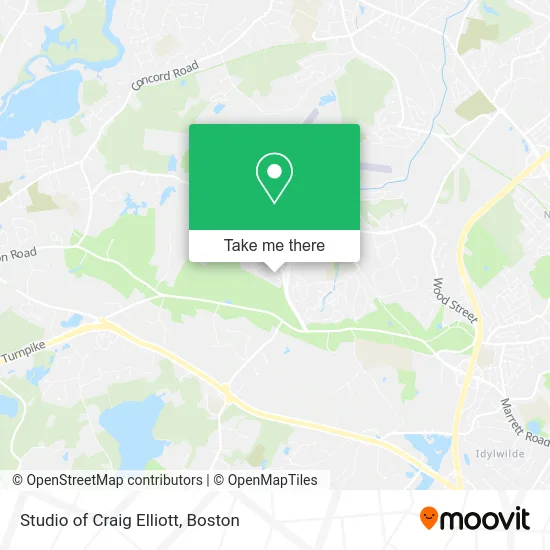 Studio of Craig Elliott map