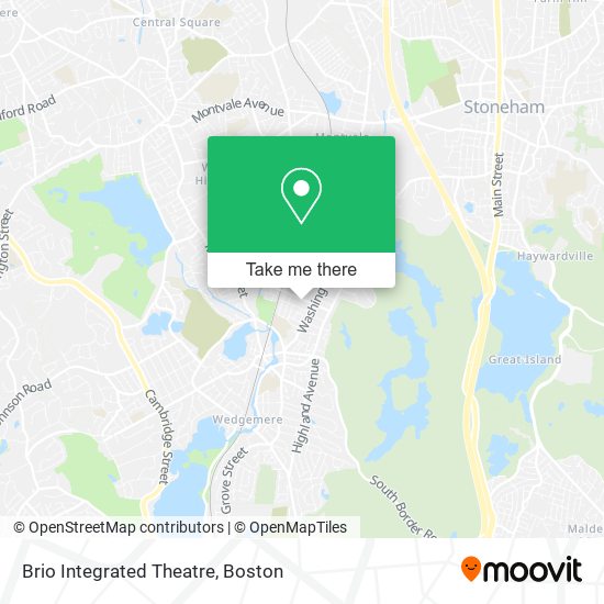 Mapa de Brio Integrated Theatre