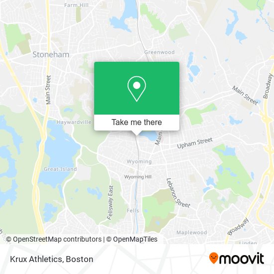 Krux Athletics map