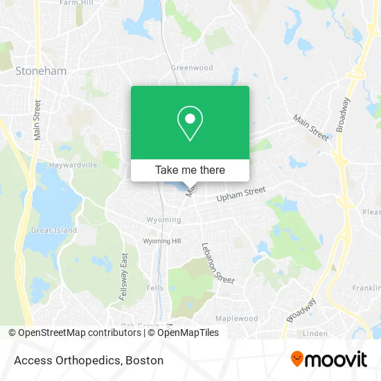 Access Orthopedics map