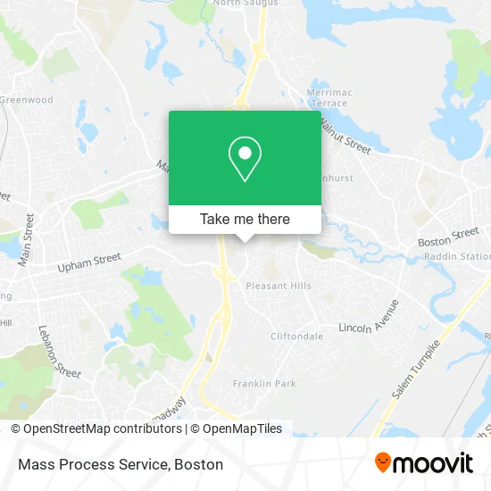 Mass Process Service map