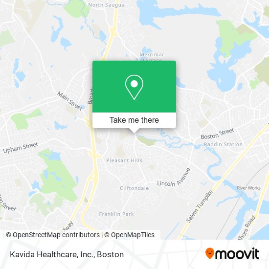 Mapa de Kavida Healthcare, Inc.