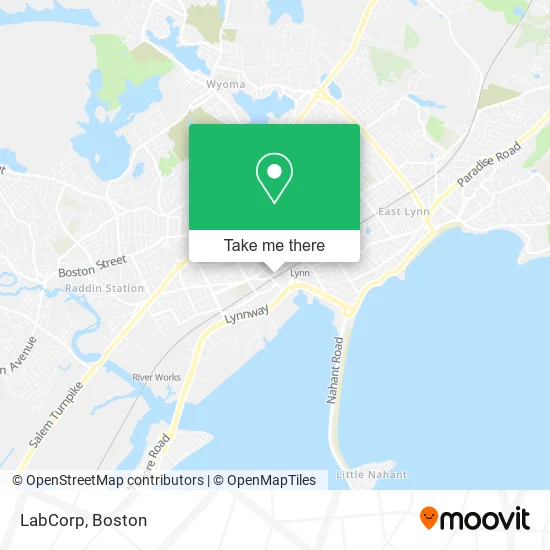 LabCorp map