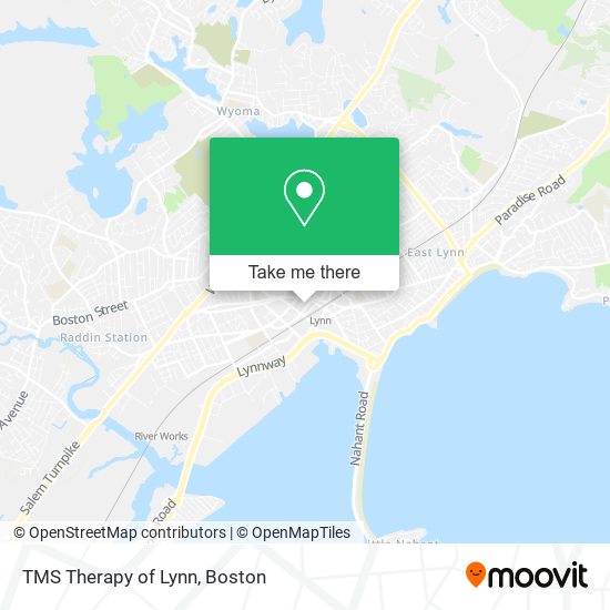 TMS Therapy of Lynn map