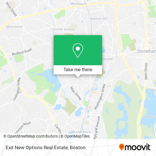 Exit New Options Real Estate map