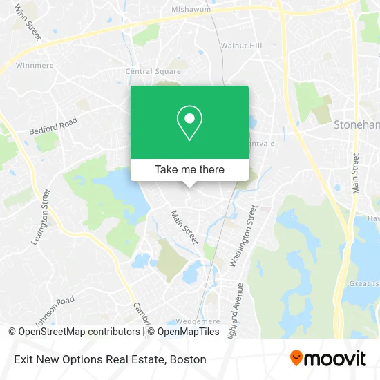 Exit New Options Real Estate map