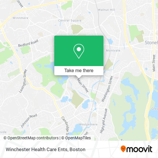 Winchester Health Care Ents map