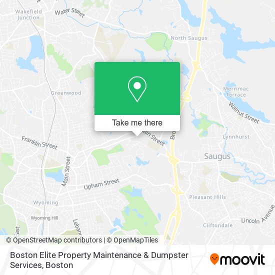 Mapa de Boston Elite Property Maintenance & Dumpster Services