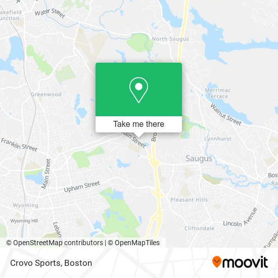 Crovo Sports map