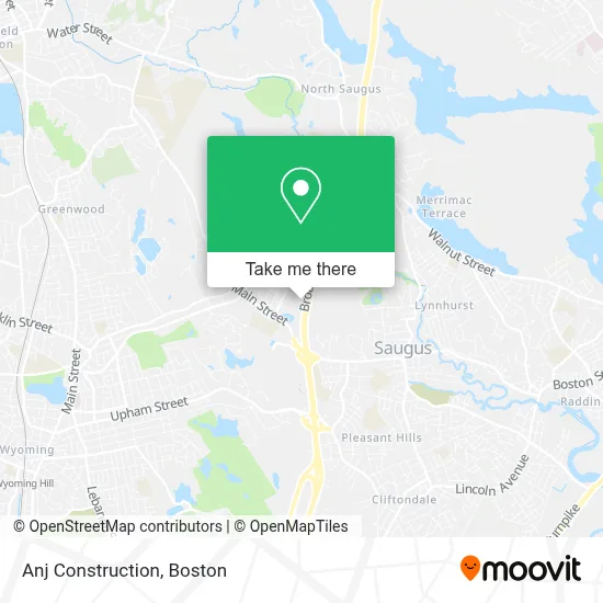 Anj Construction map