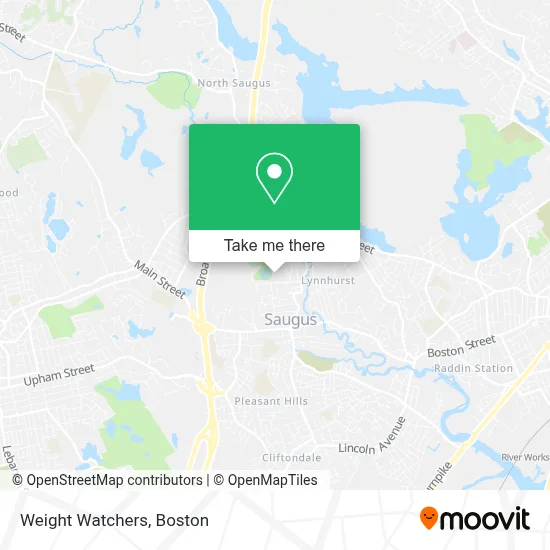 Weight Watchers map