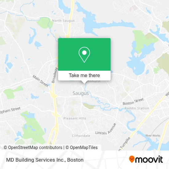 MD Building Services Inc. map