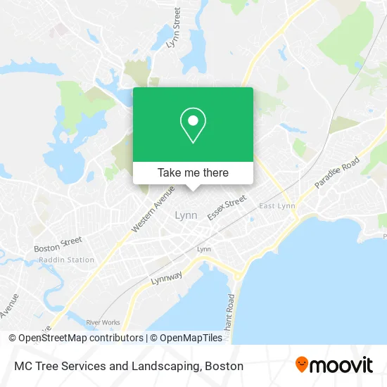 MC Tree Services and Landscaping map