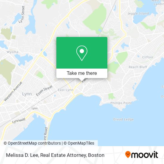 Melissa D. Lee, Real Estate Attorney map