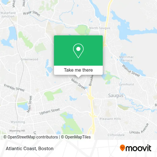 Atlantic Coast map