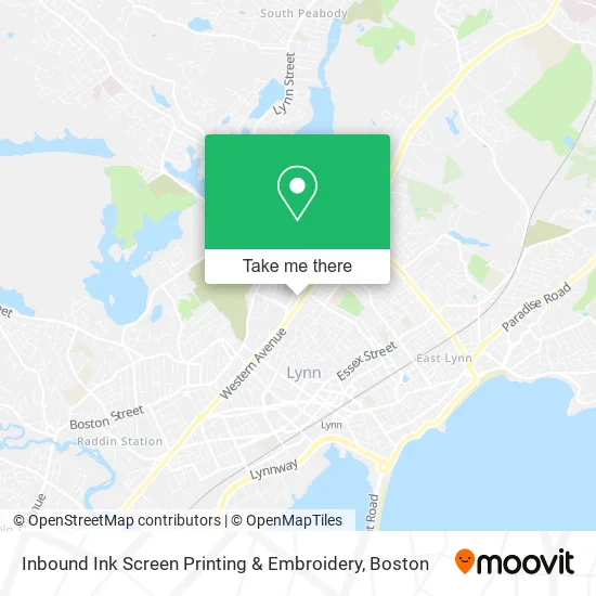 Inbound Ink Screen Printing & Embroidery map